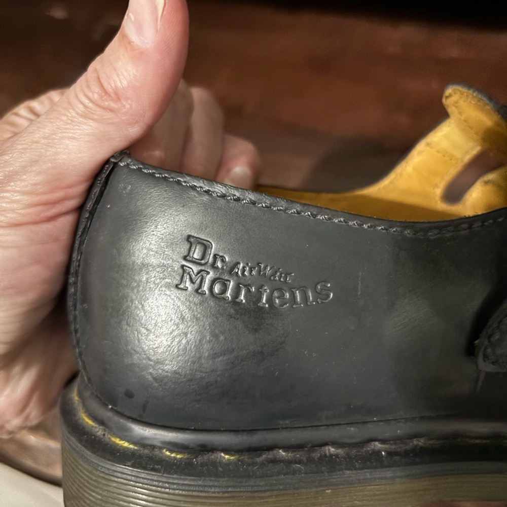 Dr. Martens Black Leather Loafers